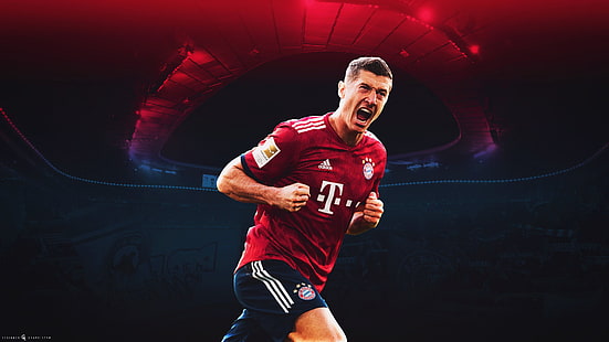  Soccer, Robert Lewandowski, FC Bayern Munich, Polish, HD wallpaper HD wallpaper