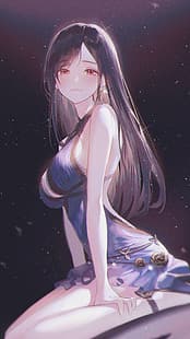 Tifa Lockhart, anime dziewczyny, długie włosy, Tapety HD HD wallpaper