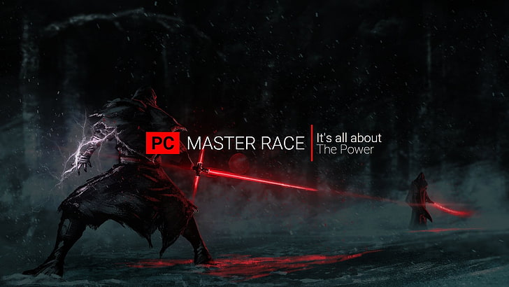 PC Master Race tapet, PC-spel, Master Race, Sith, HD tapet