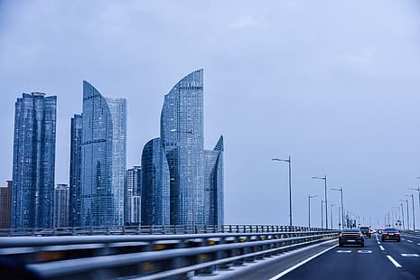  Busan, skyscraper, building, urban, HD wallpaper HD wallpaper
