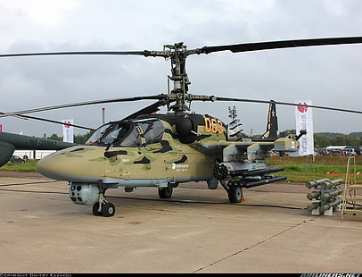 avión, caimán, ejército, ataque, helicóptero, ka 52, kamov, militar, rojo, rusia, ruso, estrella, Fondo de pantalla HD HD wallpaper