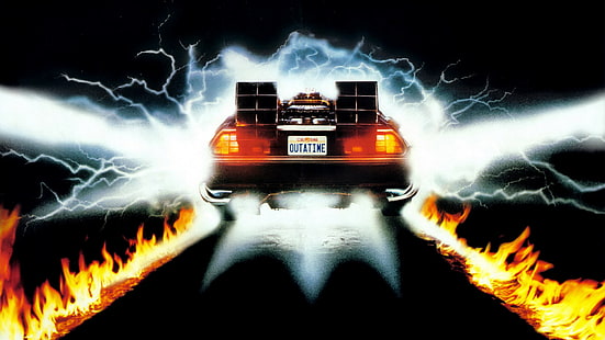 ภาพยนตร์, DMC, DeLorean, ศิลปะดิจิทัล, Back to the Future, รถยนต์, วอลล์เปเปอร์ HD HD wallpaper
