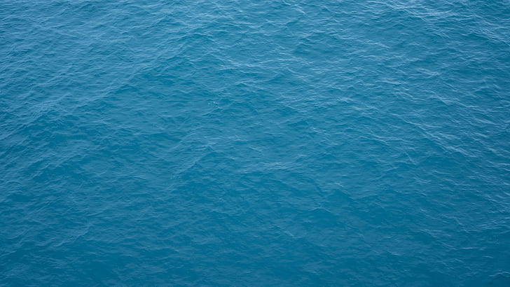 синий водоем, вода, море, HD обои