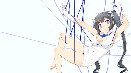 Anime, è sbagliato provare a raccogliere le ragazze in una prigione ?, Hestia (DanMachi), Sfondo HD HD wallpaper