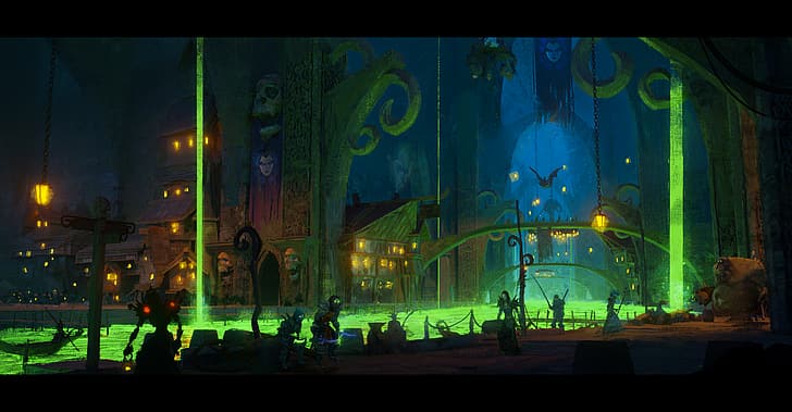World of Warcraft, Horde, Unterstadt, HD-Hintergrundbild