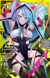 Cyberpunk: Edgerunners, Lucy (Edgerunners), Rebecca, anime, cyberpunk, Sfondo HD HD wallpaper