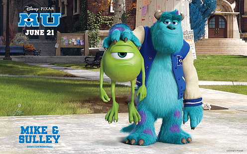 Monsters University Offizielle HD, Disney Pixar Monster University Poster, Filme, Monster, Universität, Pixars, offizielle, HD-Hintergrundbild HD wallpaper