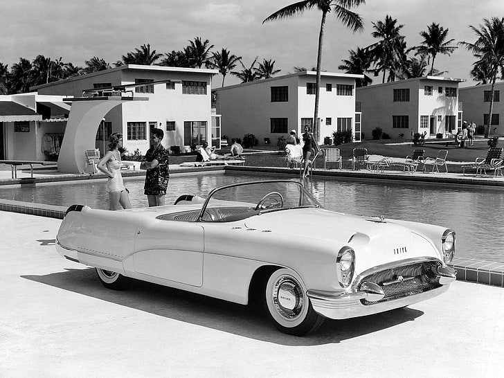 1953, buick, car, concept, retro, wildcat, HD wallpaper