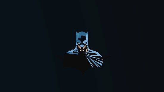 Batman Minimal, Nero, Scuro, Batman, Minimal, Sfondo HD HD wallpaper