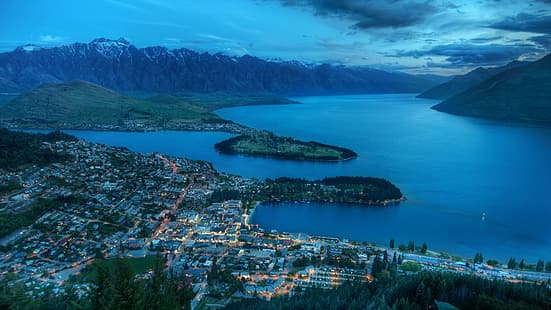 المناظر الطبيعية ، 4K ، كوينزتاون ، نيوزيلندا، خلفية HD HD wallpaper