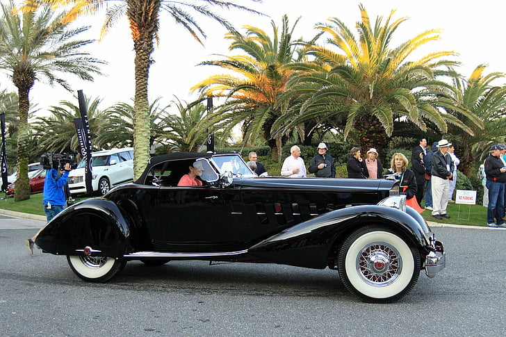 1106, 1536x1024, 1934, car, classic, lebaron, model, packard, retro, runabout, speedster, sport, supercar, twelve, vehicle, HD wallpaper