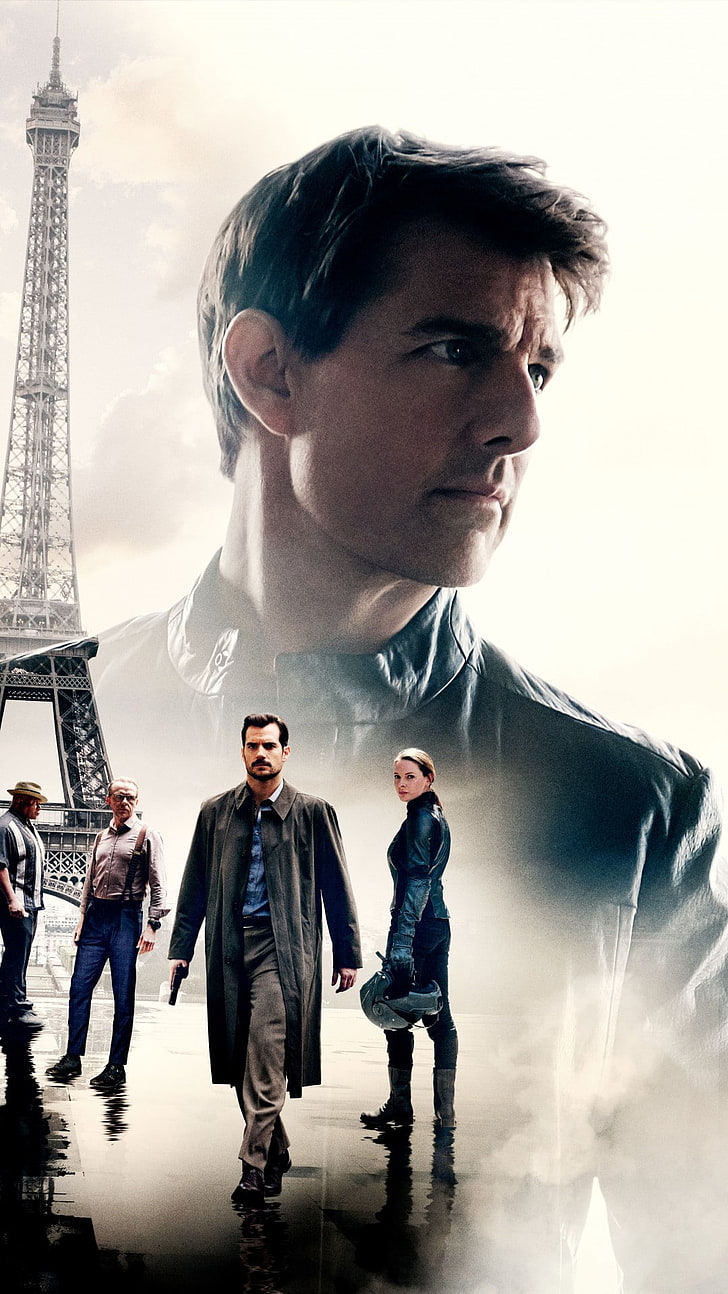 poster, Mission: Impossible - Fallout, Tom Cruise, 4K, 12K, Wallpaper HD, wallpaper seluler