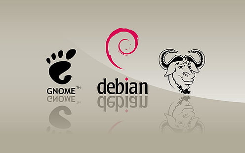 Debian Gnome Gnu, logo Debian, Komputer,, komputer, sistem operasi, debian, Wallpaper HD HD wallpaper