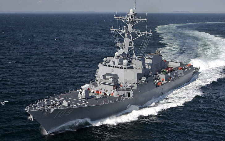 USS Jason Dunham, navire, marine, militaire, destroyer, Fond d'écran HD