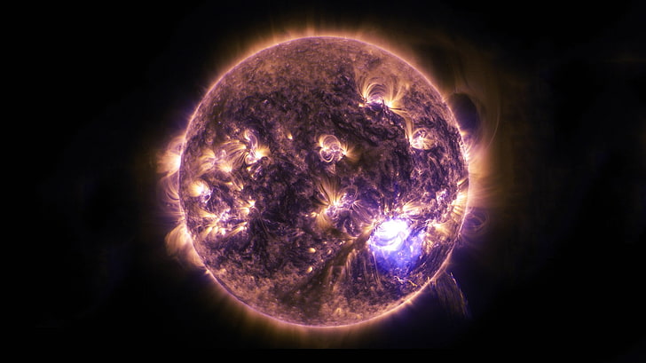 Тапет Solar Eclipse, Слънце, НАСА, филтър, HD тапет