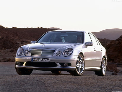 2003, AMG, E55, Mercedes-Benz, W211, HD обои HD wallpaper