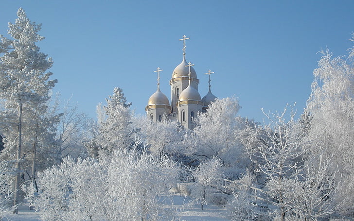 Религиозна, църква „Свети Никола“, HD тапет