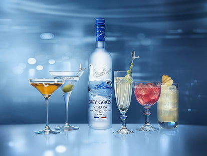 Alkohol, Gans, Grau, Wodka, HD-Hintergrundbild HD wallpaper