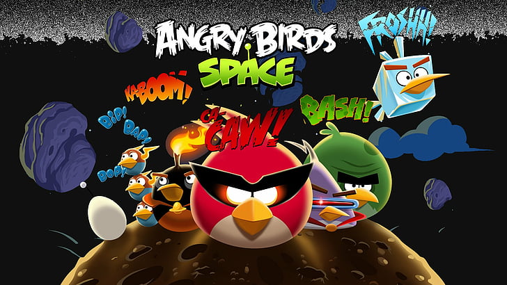 Angry Birds, Angry Birds: Space, Bird, Game, HD wallpaper