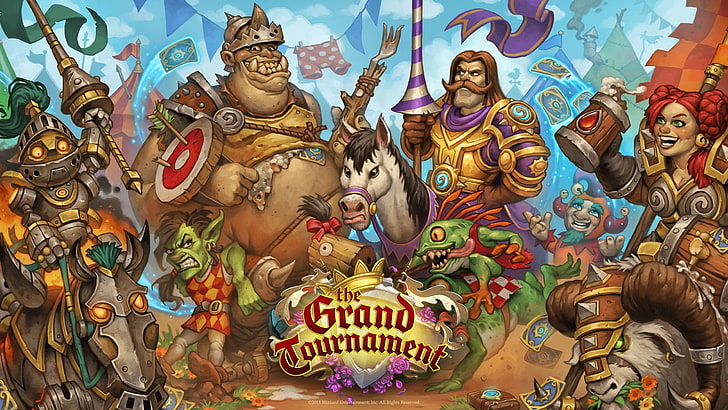 Blizzard Entertainment, Hearthstone, The Grand Tournament, HD tapet