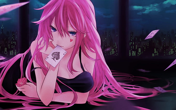Anime Girls Pink, Anime-Charakter-Hintergrundbild für Frauen, Anime / Animated,, Anime, HD-Hintergrundbild