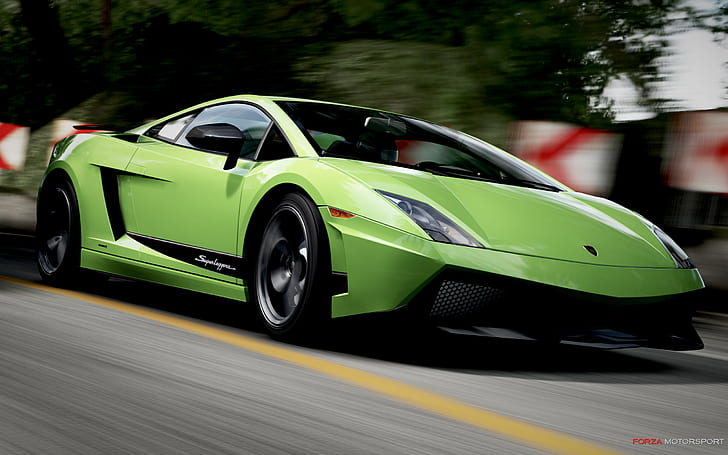 Awesome, Forza Motorsport 4, Green Car, awesome, forza motorsport 4, green car, HD wallpaper