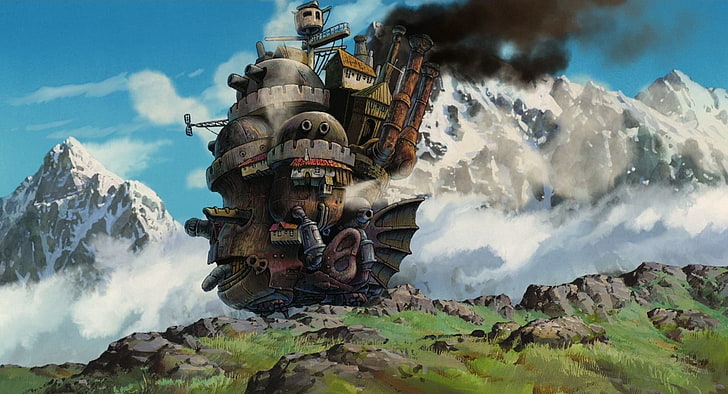 Movie, Howl's Moving Castle, HD wallpaper