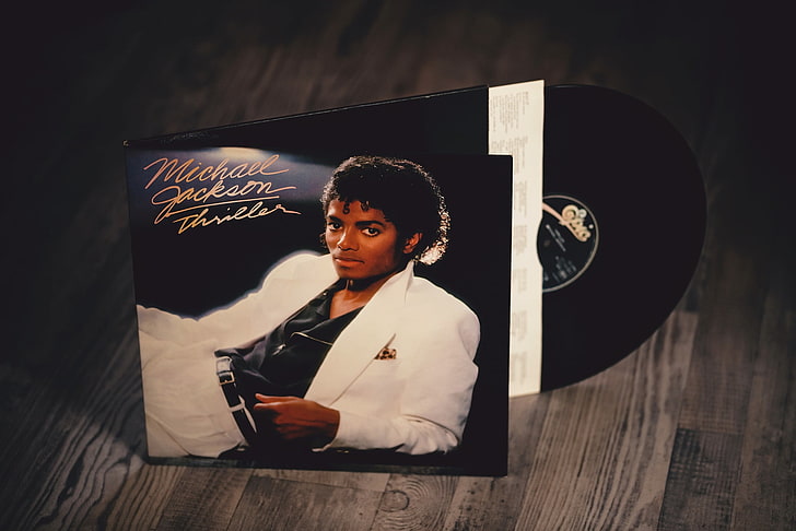 Michael Jackson, vinyl, Thriller, RememberWhen, HD wallpaper