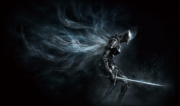Dark Souls III, borealny rycerz Outrider, miecz, Dark Souls, Tapety HD