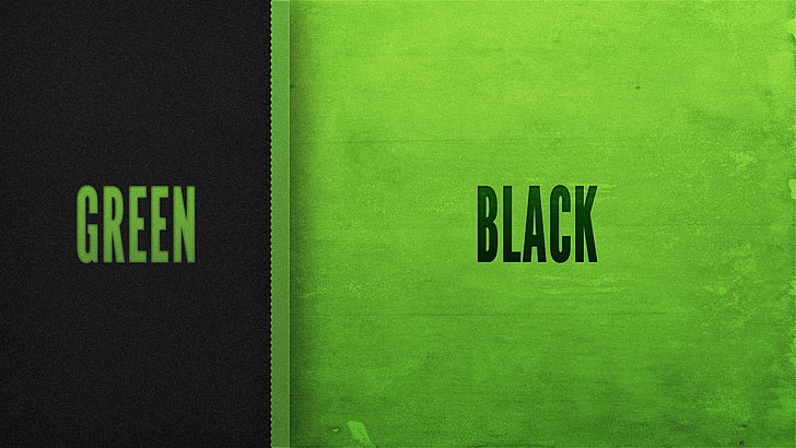 minimalis, sederhana, latar belakang sederhana, abstrak, hijau, hitam, tekstur, Wallpaper HD