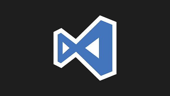 Microsoft Visual Studio, код, веб-разработка, логотип, HD обои HD wallpaper