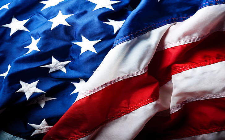 العلم الأمريكي ، النسر ، الولايات المتحدة ، الولايات المتحدة الأمريكية، خلفية HD
