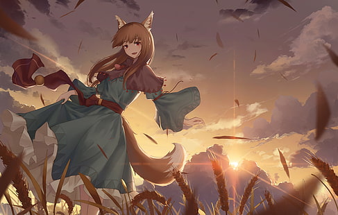 Anime, Spice and Wolf, Holo (Spice and Wolf), Wallpaper HD HD wallpaper