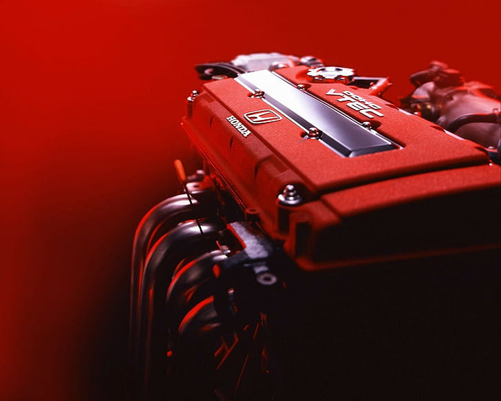 macchine giapponesi honda jdm tipo r motori rossi b16 honda civic, Sfondo HD