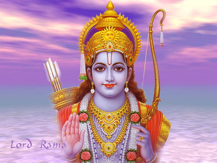 بهاجوان رام ، إله هندو ، الله ، اللورد رام، خلفية HD