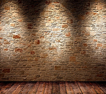 pared de ladrillo marrón, textura, pared, Fondo de pantalla HD HD wallpaper