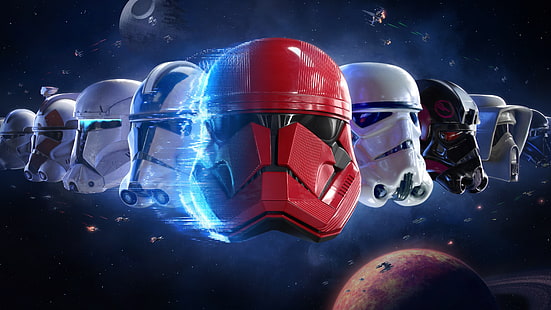 Звездные войны, Star Wars Battlefront II (2017), Штурмовик, HD обои HD wallpaper