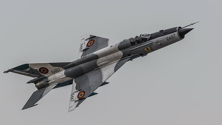 Myśliwce odrzutowe, Mikojan-Gurewicz MiG-21, Myśliwiec odrzutowy, Tapety HD