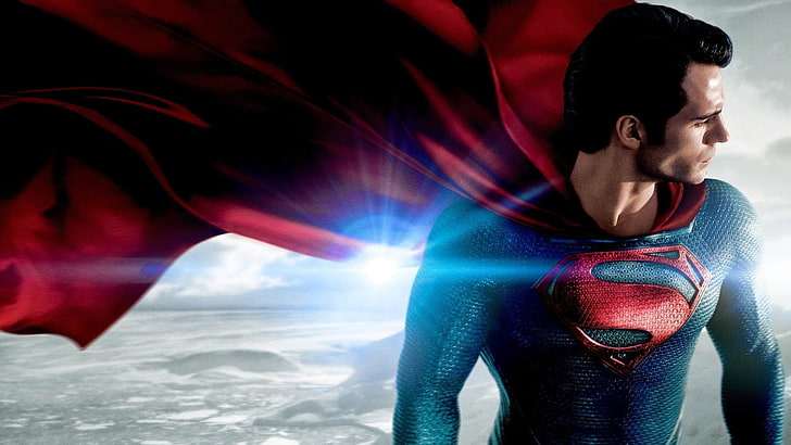 Супермен, Человек из стали, Генри Кавилл, HD обои