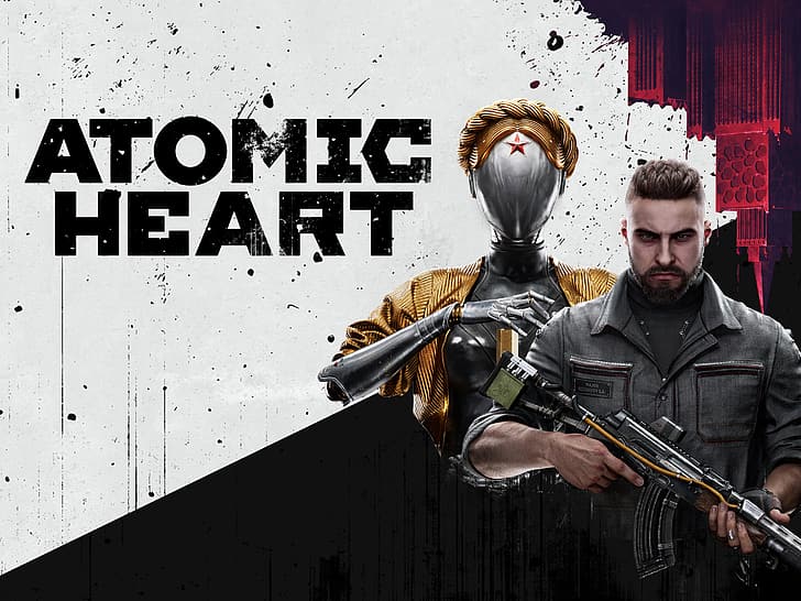 Атомное сердце, робот, PlayStation, Xbox, компьютерные игры, HD обои
