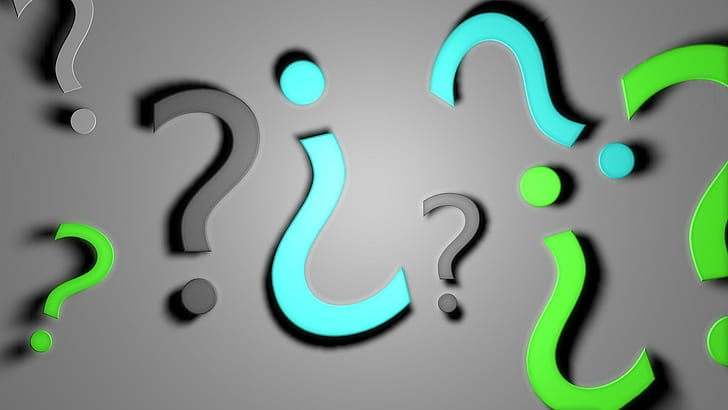 question marks, background, signs, bright, question marks, background, signs, bright, HD wallpaper