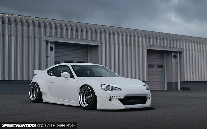 Toyota FR-S GT86 Scion Slammed HD, white coupe, cars, s, toyota, scion, fr, slammed, gt86, HD wallpaper