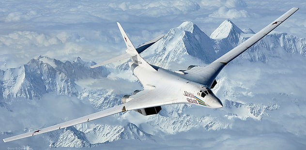 tupolev tu 160 เครื่องบินทิ้งระเบิดทางยุทธศาสตร์ของกองทัพอากาศรัสเซีย, วอลล์เปเปอร์ HD HD wallpaper
