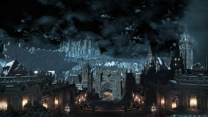 castle 3D at, Dark Souls III, Dark Souls, video games, Irithyll, HD wallpaper