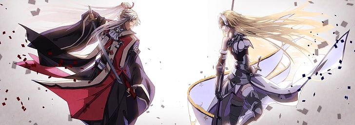 Fate Series, Fate/Grand Order, Amakusa Shirou, Jeanne d'Arc (Fate Series), Ruler (Fate/Apocrypha), Ruler (Fate/Grand Order), Shirou Kotomine, HD wallpaper