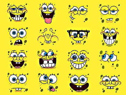 Spongebob Squarepants, fond d'écran, émission de télévision, Spongebob Squarepants, Fond d'écran HD HD wallpaper