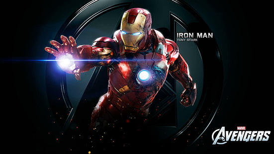 Железният човек Тони Старк, желязо, Тони, Старк, отмъстителите, HD тапет HD wallpaper