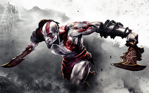 Angry Kratos, HD wallpaper HD wallpaper