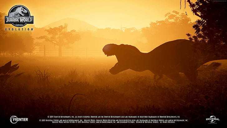 Jurassic World Evolution 2018 Spiel, HD-Hintergrundbild