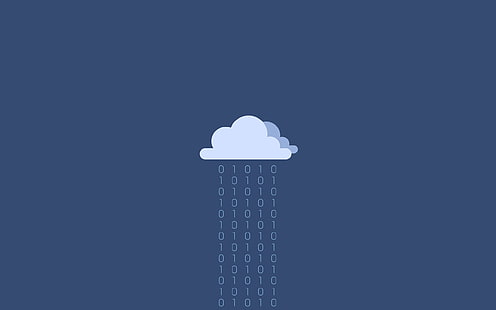 gray cloud illustration, minimalism, internet, clouds, HD wallpaper HD wallpaper